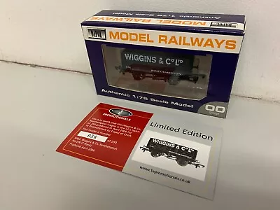 £19.50 • Buy Dapol / 1E Promotional 7 Plank Coal Wagon 'Wiggins & Co LTD Northampton' - Boxed