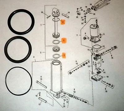 Mariner Mercury Force Outboard Tilt And Trim Cylinder O Ring Kit 809872A 2 • $16.99