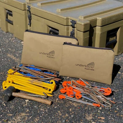 $38 • Buy Canvas Tent Peg Bags X2
