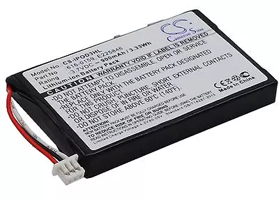 £12.80 • Buy Battery Suitable For Apple IPOD 3th Generation, IPOD 20GB M9244LL/A, IPOD 15GB