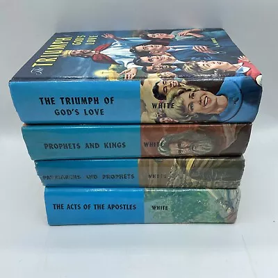 Lot Of 4 Ellen G. White HC Books - Triumph Of Gods Love Prophets And Kings Etc. • $36