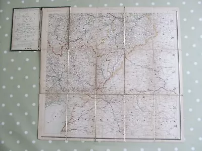 Vintage Linen Black's Large Map Of Scotland Sheet 3 - The Borders • £15