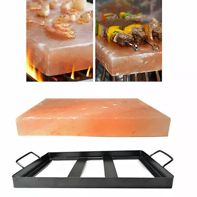 BBQ Grill Salt Cooking Block Slab Tile Stone Steak Grill Salt Brick Marinate • $60