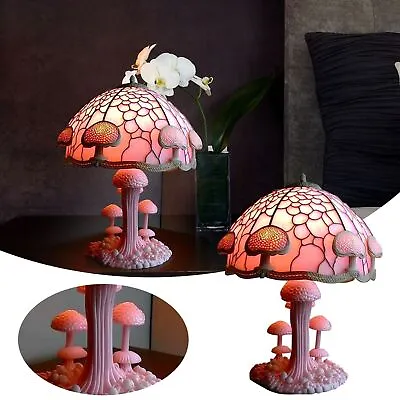 Colored Resin Flower Mushroom Series Table Lamp 5.9 In Table Lamp Night Lamp • $20.87