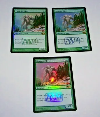 Megantic Sliver FOIL X3 Magic The Gathering Card MTG Lot • $6.95