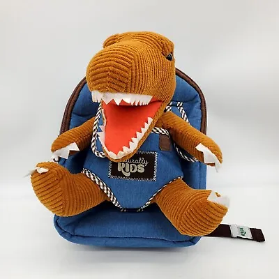 Naturally KIDS Small Removable Plush Dinosaur Backpack - T-REX Toy Toddler • $24.90