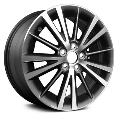 Wheel For 14-18 Toyota Corolla 16x6.5 Alloy 5 W Spoke 5-100mm Charcoal Machined • $306