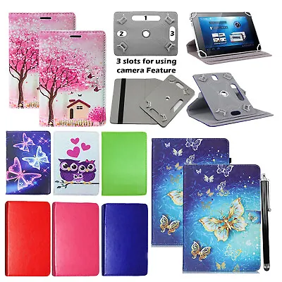 Case Universal PU Leather Stand Flip Folio Fits ACER ACTAB1021 10 Inch Tablet • £4.99