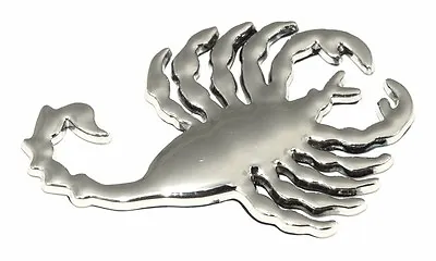 1 X Brand New 3D Chrome Scorpion Badge Emblem Decal Accessory For Automobile • $8.99