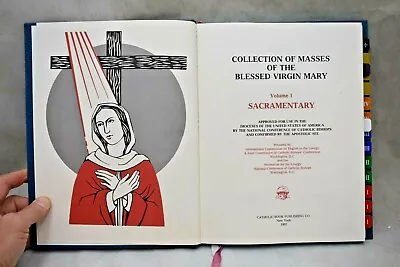 Nice Older Sacramentary Collection Of Masses Of BVM' C.1992 (CU148) Chalice Co • $55