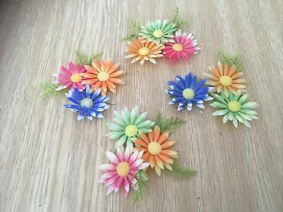 Vintage/retro 60’s Plastic Flower Decorations  • £3