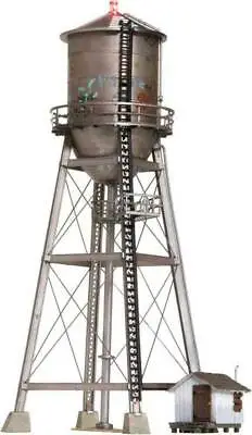 Woodland Scenics ~ N Scale ~ Built & Ready Rustic Water Tower ~ Lighted ~ BR4954 • $57.72