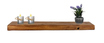 £16.10 • Buy Wooden Antique Style Floating Shelf Handmade Vintage Rustic 7  170mm