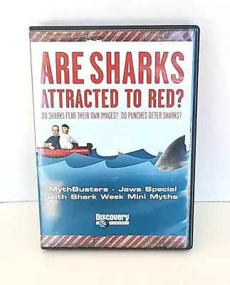 Mythbusters DVD Are Sharks Attracted To Red? Discovery Channel Jaws Shark Week • $21.95