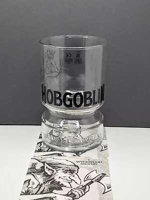 Single Hobgoblin Stubby Pint Glass & Beer Mats Brand New Style • £9.89