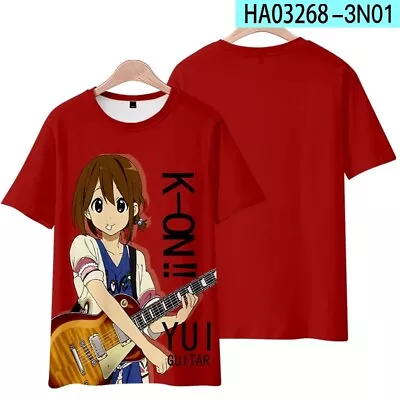 K-ON Anime Cosplay Casual Unisex T-shirt Short Sleeve Men Woman TEE H2 • $23.99