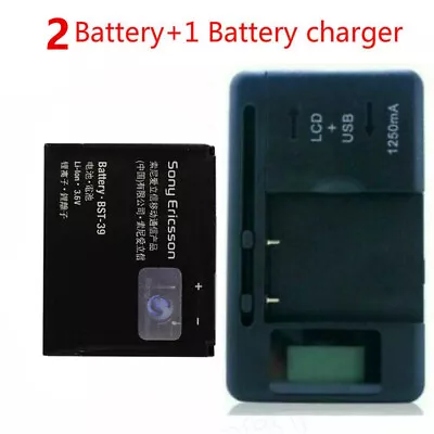 BST-39 Battery + Charger For Sony Ericsso TM717 T707 W380 W380a W518 W518a W908c • $7