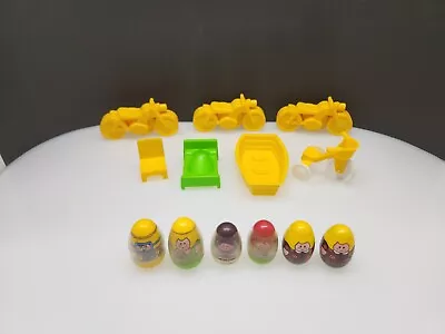 Vintage Little People 70's Weebles With Motorcycles And More! • $26.99