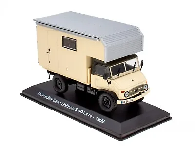 Mercedes Unimog 1969 Camper RV Diecast Model Car Hachette 1:43 • $59.90