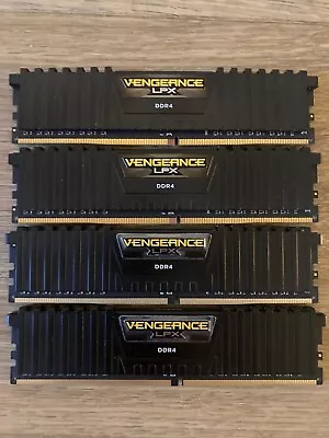 Corsair Vengeance LPX X4 8Gb DDR4 3000Mhz RAM 32GB • £49.99