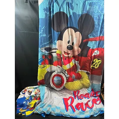 Mickey Mouse Roadster Racer Twin Comforter Set With Sheets • $29.99