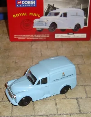 MORRIS 1000 VAN - TV LICENSING ROYAL MAIL - 1:43 - CORGI LTD ED -06504- C 1997 • $24.60