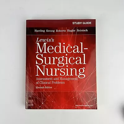 Lewis's Medical-Surgical Nursing: - Hardcover By Harding PhD RN - Good • $16.49