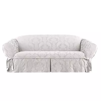 Sure FIT Matelasse Damask 1-Pc Sofa-White • $179.73