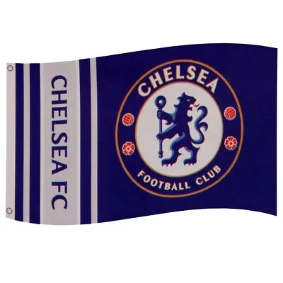 Chelsea Football Club  With Club Crest Flag   5' X 3' WM Design • £10.25