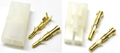 7.2v Compatible Tamiya Large Battery Male Female Plug Set Gold Plated Connector • £3.63