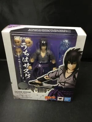 $43 • Buy Authentic BANDAI S.H.Figuarts Naruto Shippuden Sasuke Uchiha Action Figure NEW