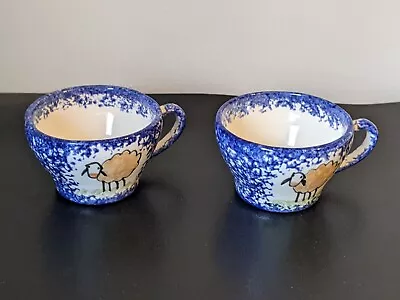 Molly Dallas Spatterware Tea Cups NWOB  • $10