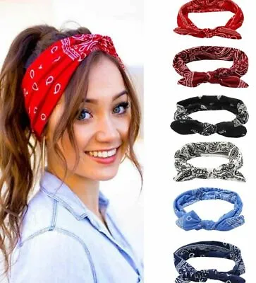 £2.15 • Buy Women's Ladies Turban Headbands Yoga Hair Bands Boho Sports Bandana Headband UK