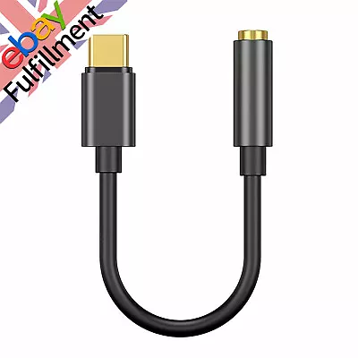 Mini USB Type C To 3.5mm AUX Headphone Adapter Type C Jack Earphone Cable • £8.63
