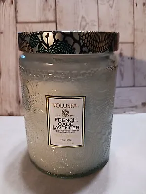 Voluspa - Large Jar Candle 100 Hour Burn Time- FRENCH CADE LAVENDER New • $31.99