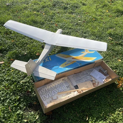 £80 • Buy Graupner Maxi RC Plane Aeroplane Aircraft Radio Control Model Unfinished Kit