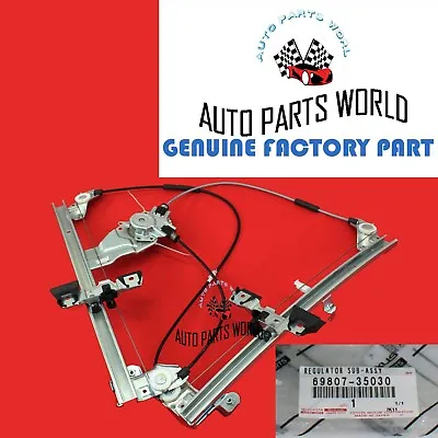 Genuine Oem Toyota 10-23 4runner Back Door Power Window Regulator 69807-35030 • $149.95