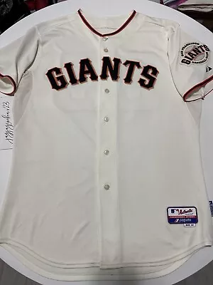 San Francisco Giants Majestic Authentic Tim Lincecum Coolbase Jersey 48 XL • $275
