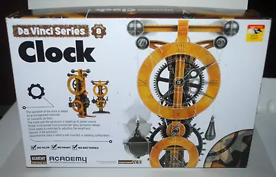Da Vinci Series Clock Model Kit Academy Mint In Box Unassembled • $14.99