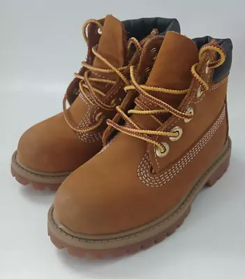 Timberland Classic Boots Toddler Sz 7 M Wheat Leather Booties • $19.95