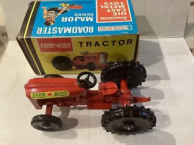 Lone Star Die Cast Metal Toys Farm King Tractor Cat No 1257 • £35