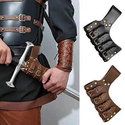 Retro Faux Leather Sword Frog Holder Medieval Knight Belt Costume Sword Scabbard • $12.30
