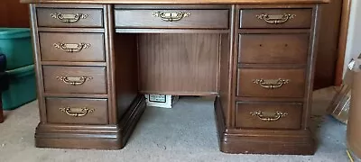 Antique Soild Oak Desk • $180