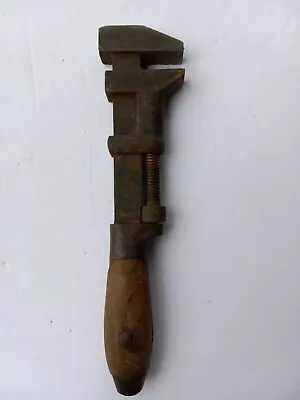 Vintage 12  L. Coes Inch Co. Monkey Wrench Wooden Handle • $14.99