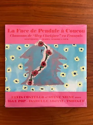 New ELVIS COSTELLO La Face De Pendule à Coucou Neon Coral Vinyl LP Record • $15