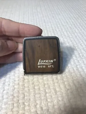 Vintage LUFKIN W616/6 FT Mini Tape Measure Measuring Tape Made In USA • $10.95