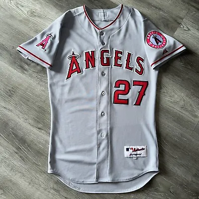 Authentic Mike Trout Los Angeles Angels Jersey 40 Medium Majestic Anaheim • $240