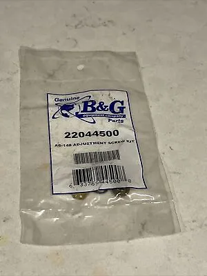 B&G AS-148 Adjustment Screw Lock Nut Snap Ring B&G Sprayer Part # 22044500 • $12