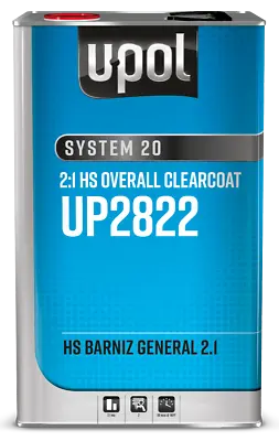 U-POL 2822 2:1 HS Overall Clearcoat Auto Body Restoration 5 Liter • $95.77