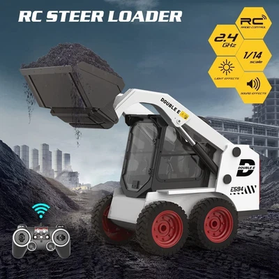 $79.23 • Buy RC Front Loader Tractor With Lights And Sound - 1/14 Scale Remote Control Gift
